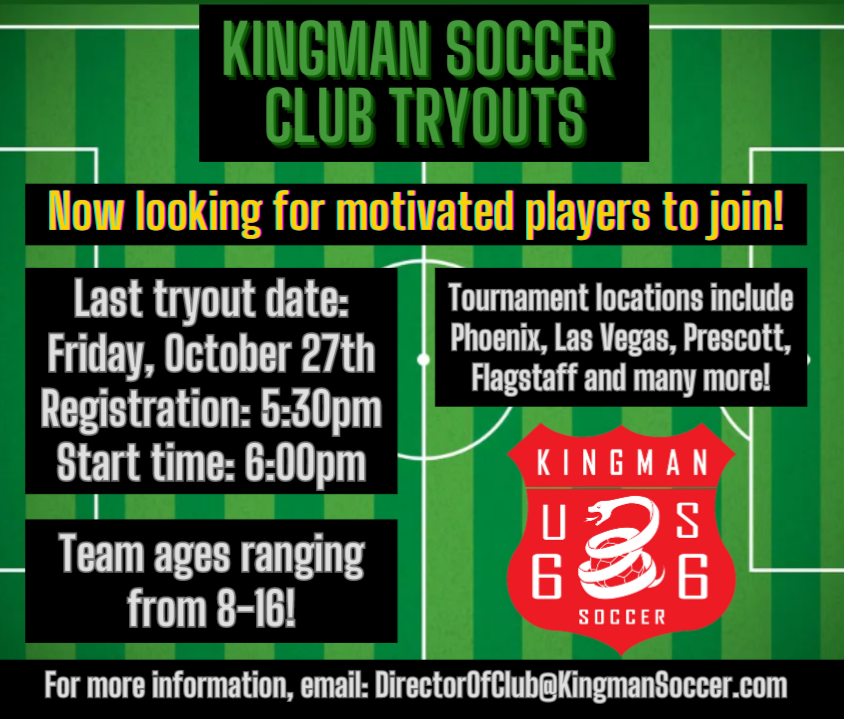 Club Tryouts 6PM